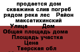 продается дом скважина слив погреб рядом река лес › Район ­ максатихинский › Улица ­ - › Дом ­ 4 › Общая площадь дома ­ 43 › Площадь участка ­ 1 400 › Цена ­ 450 000 - Тверская обл., Максатихинский р-н, Ферезна д. Недвижимость » Дома, коттеджи, дачи продажа   . Тверская обл.